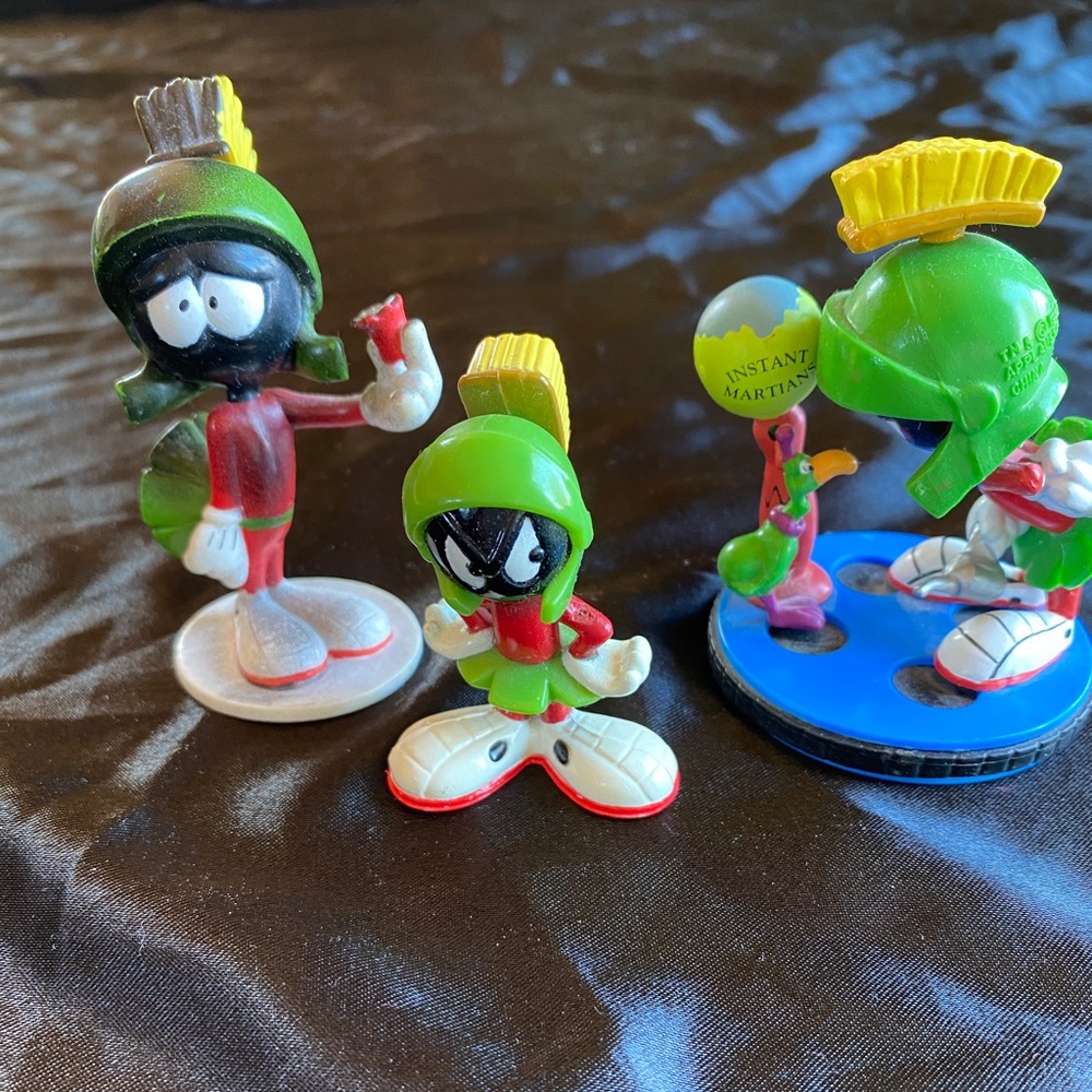 3- Marvin the Martian figures